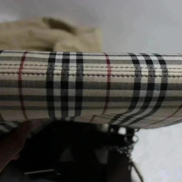 Brown Burberry House Check Canvas Crossbody Bag - Picture 15 of 16